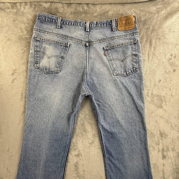 Vintage Levis 517 Jeans Mens 40x30 Blue Orange Tab Made in USA Straight Leg 90s - Picture 13 of 16